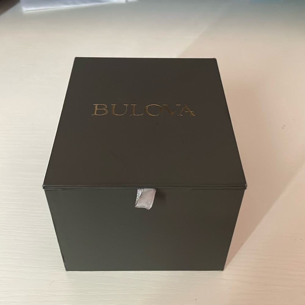 Gold Bulova watch